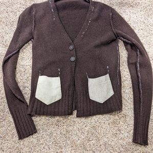 Hand stitched cardigan